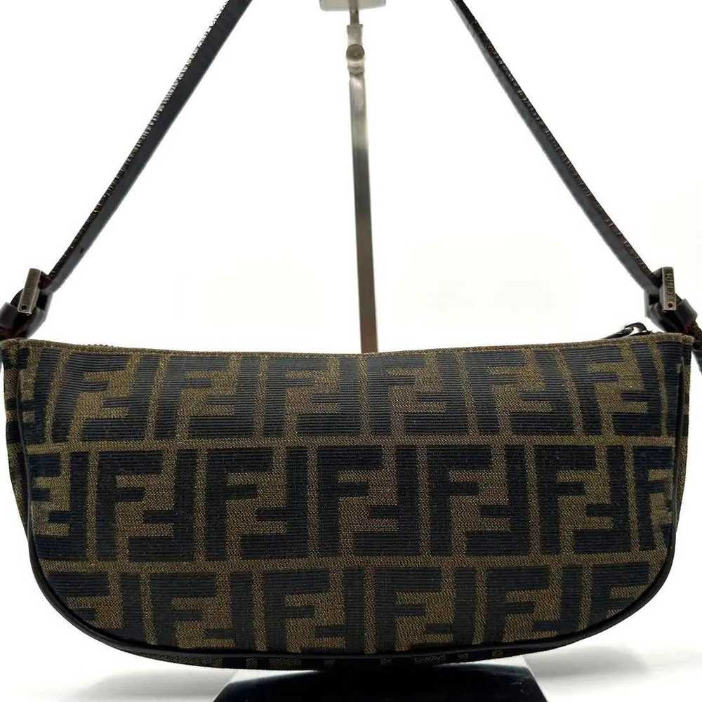 【Rare】FENDI Zucca Pattern Accessory Pouch One Sho… - image 3