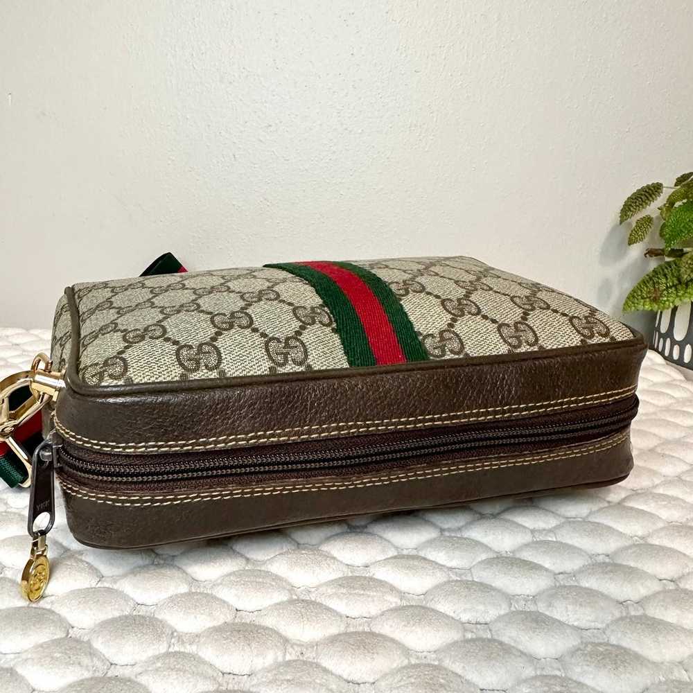 GUCCI GG Crossbody Shoulder Bag Sherry Line Canva… - image 10