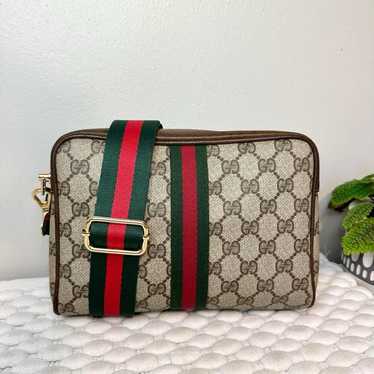 GUCCI GG Crossbody Shoulder Bag Sherry Line Canva… - image 1