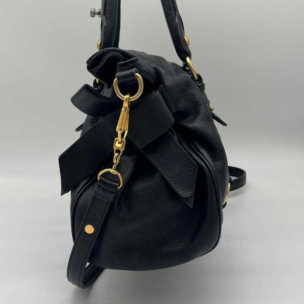 MIU MIU 2WAY Leather Handbag Shoulder Ribbon - image 4