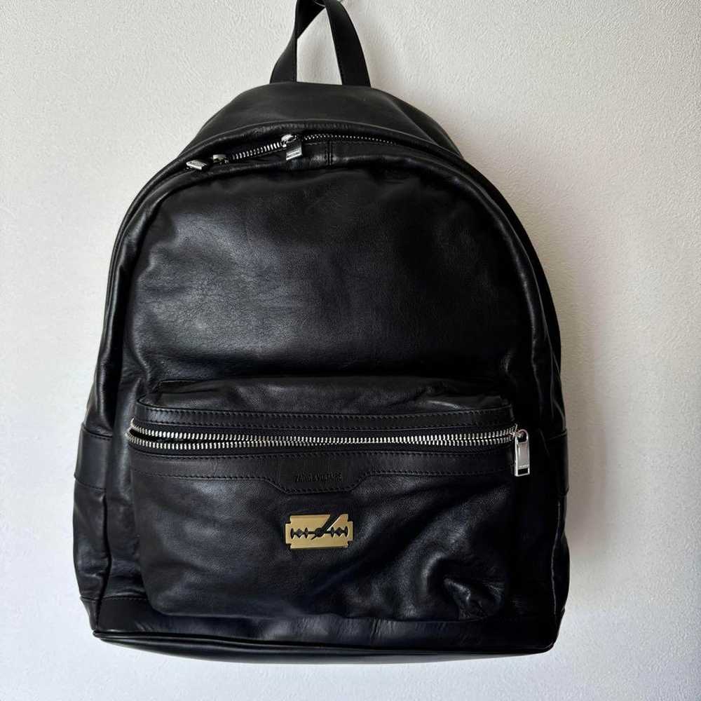 zadig & voltaire leather backpack - image 1