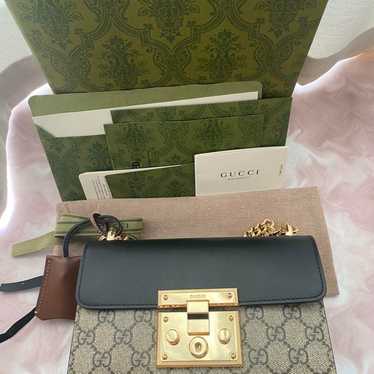 Padlock GG small shoulder bag GUCCI.