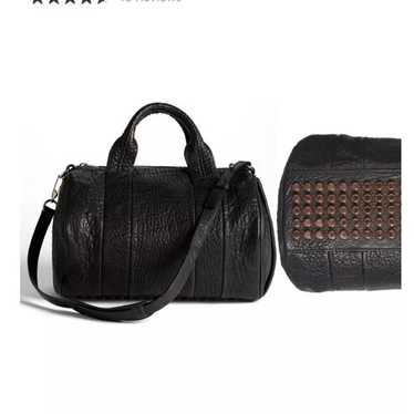 Alexander Wang Rocco Black Lamb Leather Rosegold … - image 1