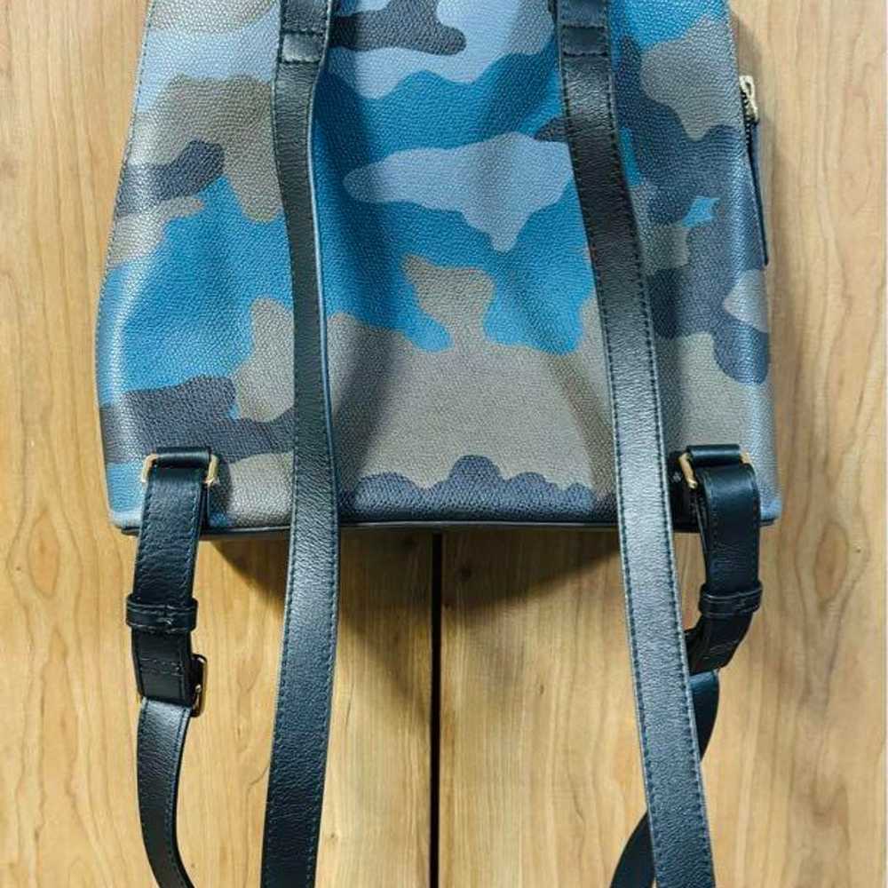 FURLA Camouflage Pattern Blue Backpack. - image 3