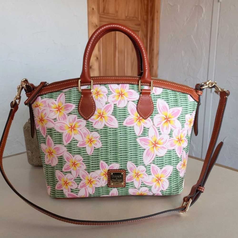 Dooney & Bourke Plumeria, Domed Satchel/Crossbody… - image 1