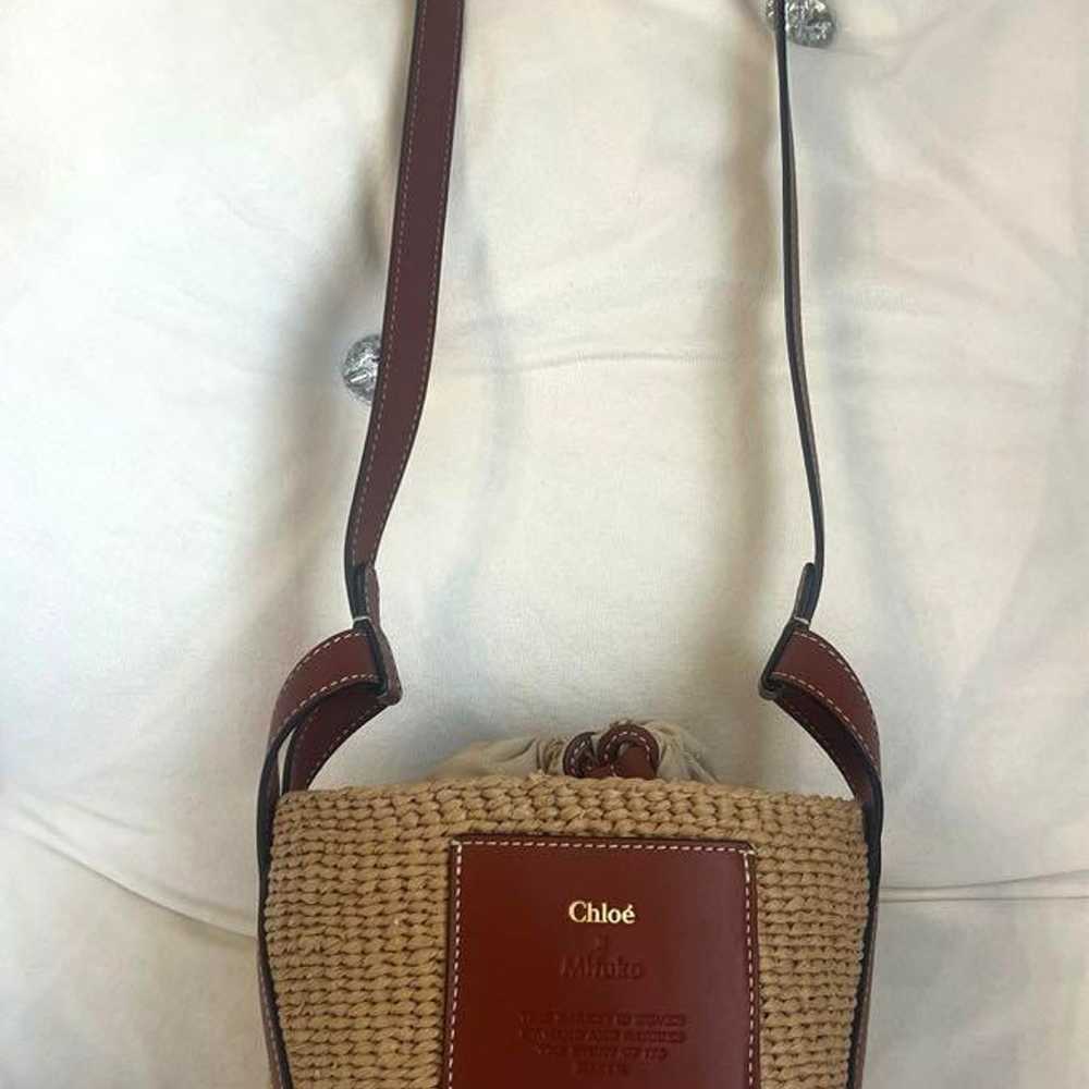 Genuine item, beautiful, stylish Chloe straw bask… - image 3