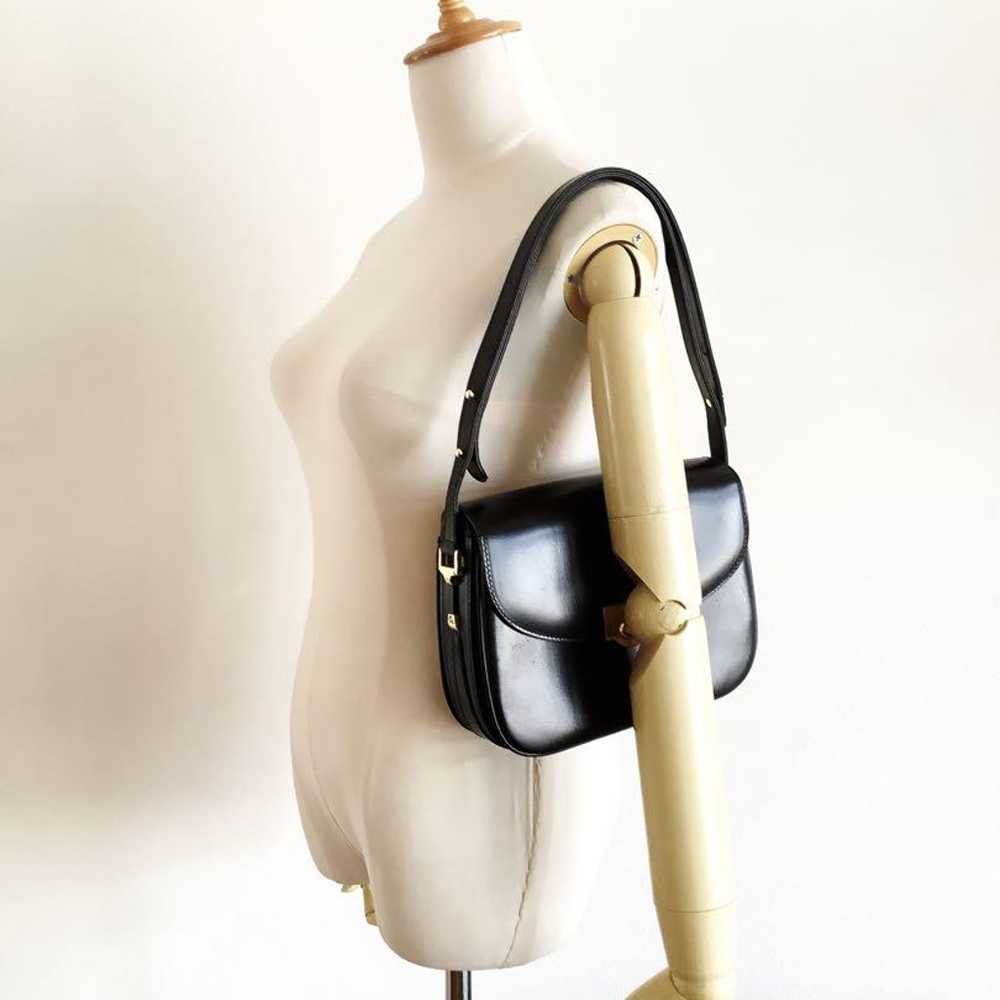 【BALLY】Bally Leather 2-Way Shoulder Bag Black - image 12