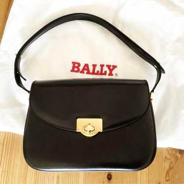 【BALLY】Bally Leather 2-Way Shoulder Bag Black - image 1