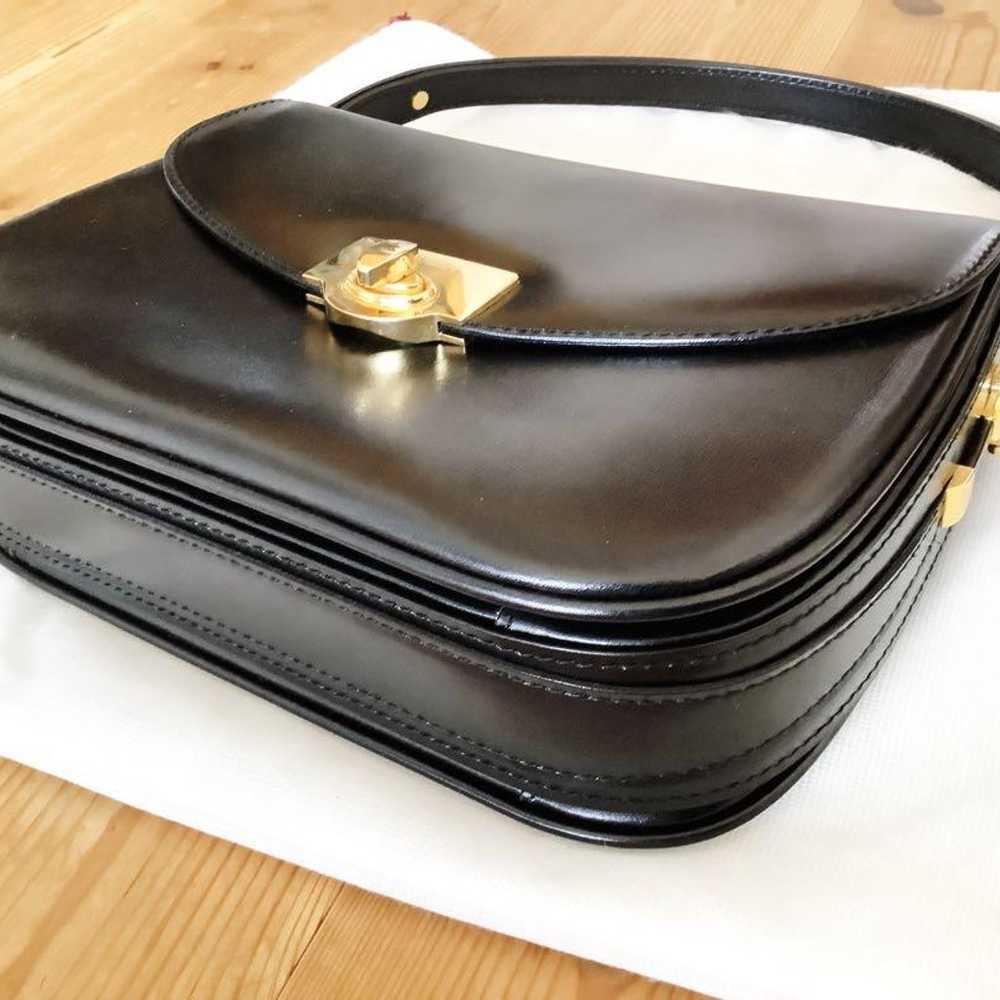 【BALLY】Bally Leather 2-Way Shoulder Bag Black - image 3