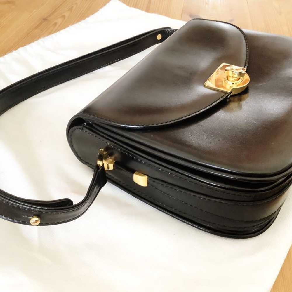 【BALLY】Bally Leather 2-Way Shoulder Bag Black - image 4