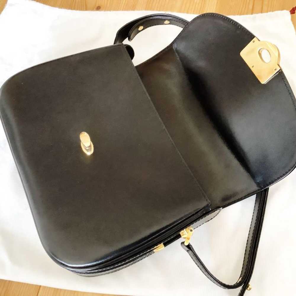 【BALLY】Bally Leather 2-Way Shoulder Bag Black - image 9