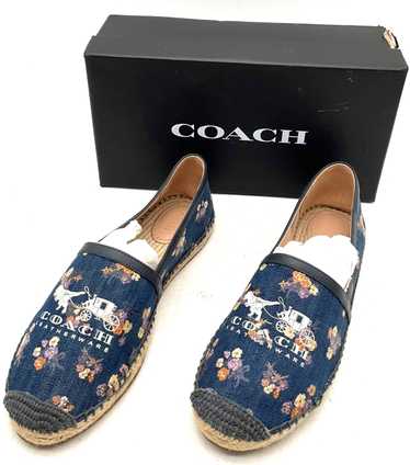 Coach Casey Espadrille Blue Floral Women's Shoes S