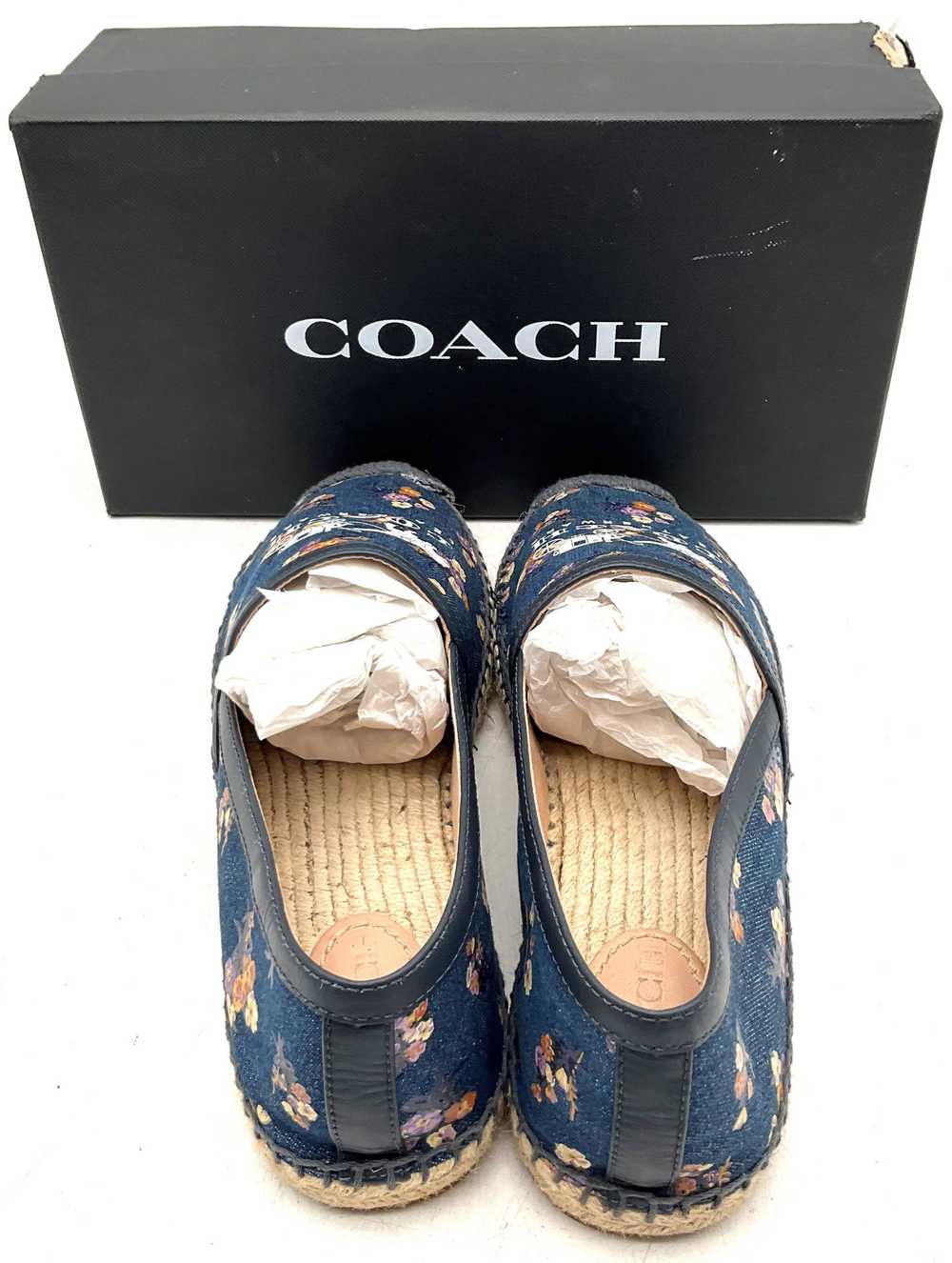 Coach Casey Espadrille Blue Floral Women's Shoes … - image 5