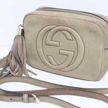 GUCCI Soho Interlocking Shoulder Bag