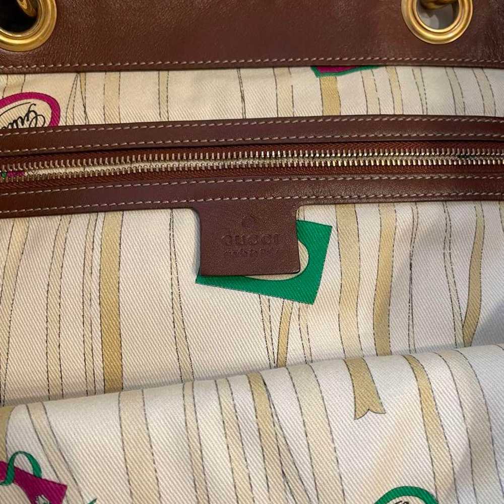 Brand new GUCCI GG Fabric Bamboo 2way Shoulder Bag - image 3