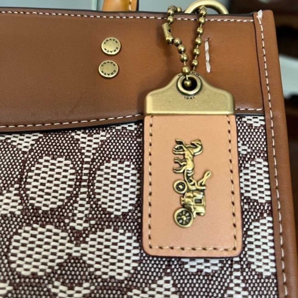 Coach Rogue 25 Signature Jacquard  Satchel - image 2