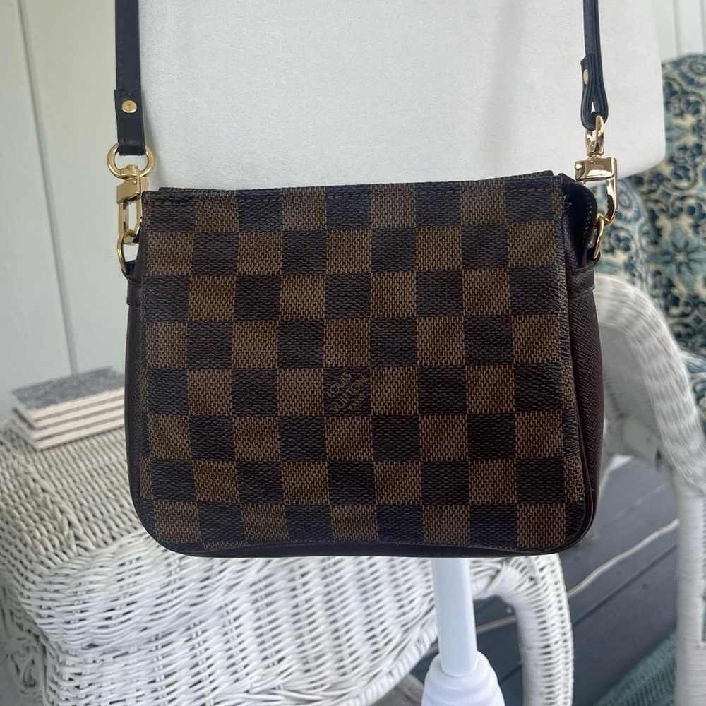 Authentic Louis Vuitton Ebene Pochette Bag - image 4