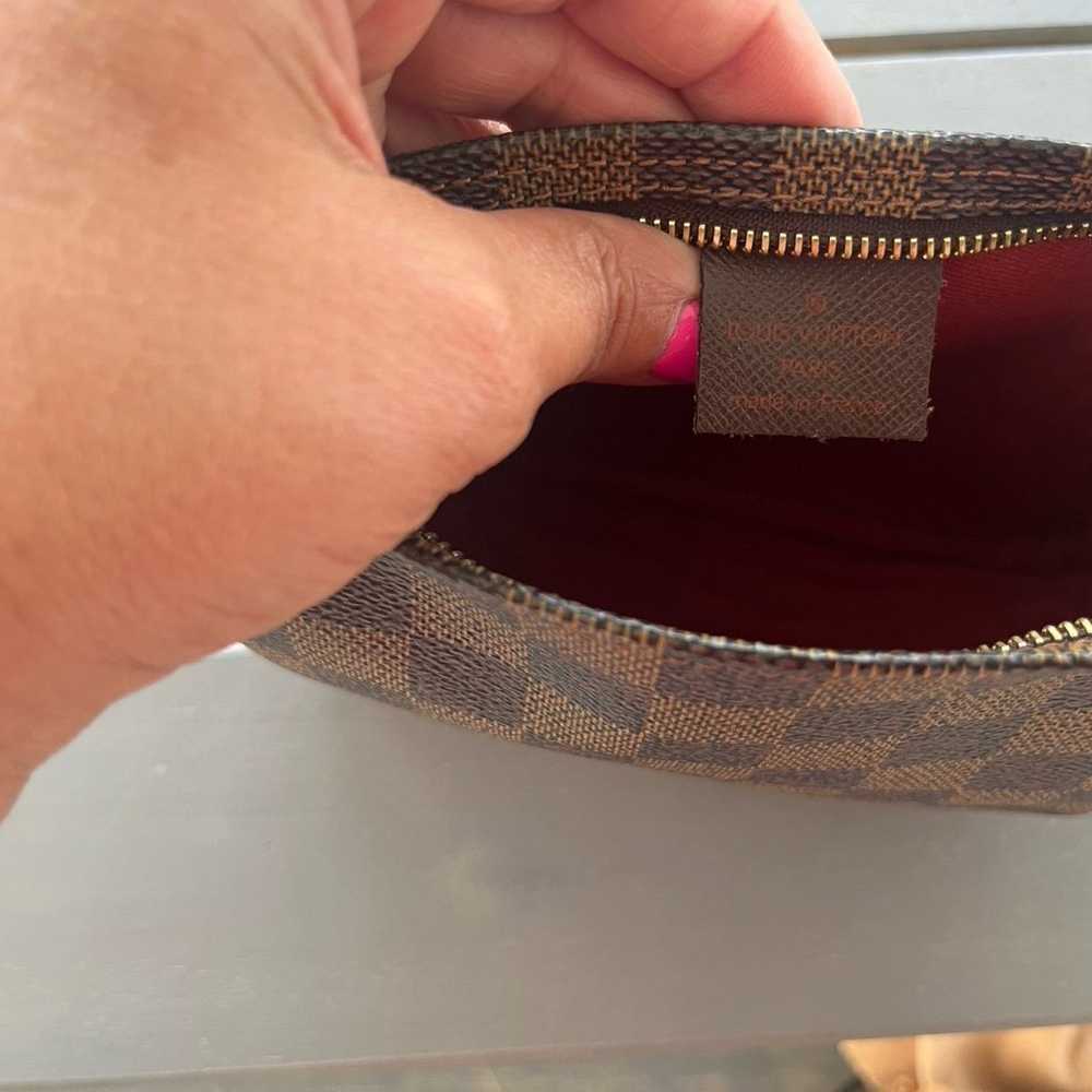 Authentic Louis Vuitton Ebene Pochette Bag - image 8