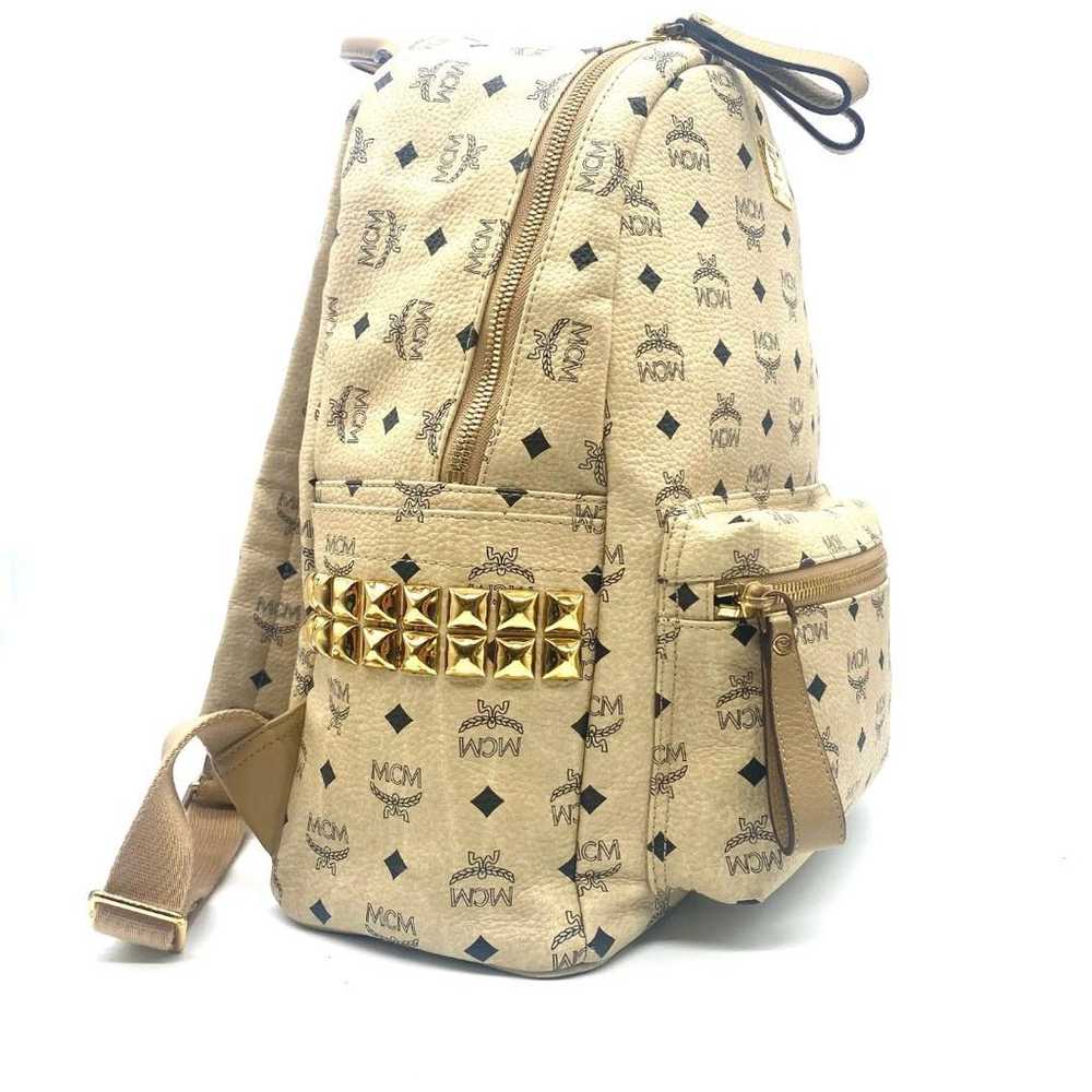 MCM Stark Side Stark Side Studded Backpack Visetos - image 3