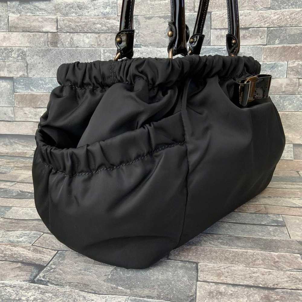 ◆◇◆Salvatore Ferragamo Vara Ribbon Nylon Tote Bag - image 7