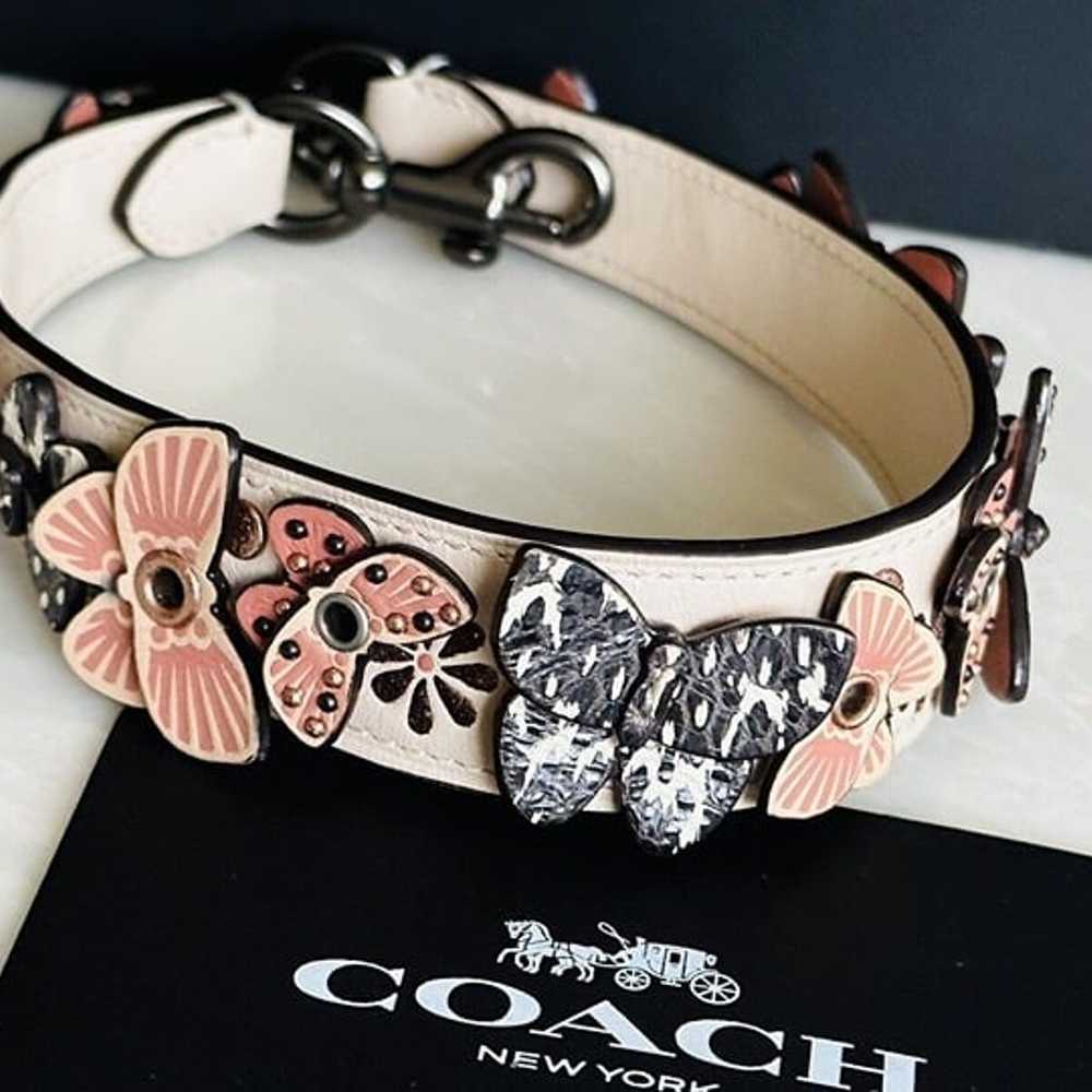 VHTF Rare Coach Butterfly Appliqué Novelty Strap … - image 2