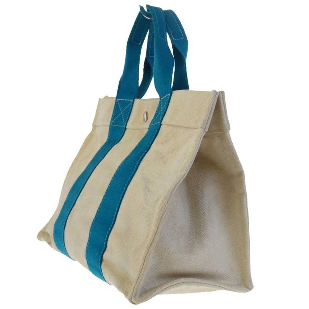 Hermes Bora Bora PM White Pantone Cotton Tote - image 2