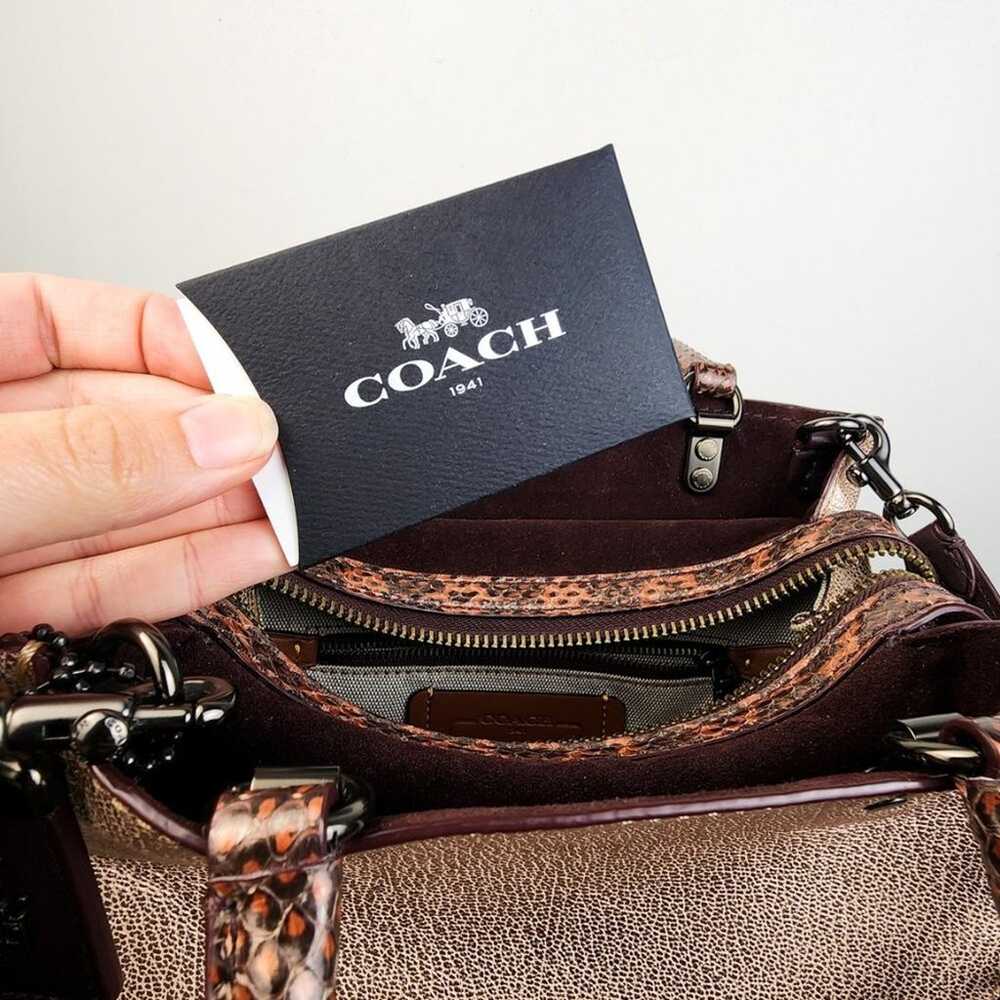 Coach Rogue 25 In Colorblock with Snakeskin Detai… - image 10