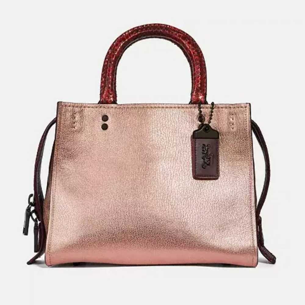 Coach Rogue 25 In Colorblock with Snakeskin Detai… - image 1