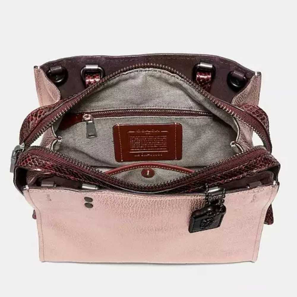 Coach Rogue 25 In Colorblock with Snakeskin Detai… - image 4