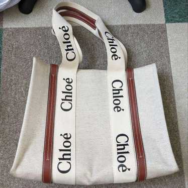 Chloé tote bag Beige/Brown Canvas