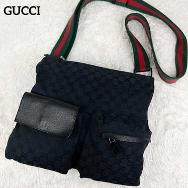 GUCCI GG CANVAS CROSSBODY SHOULDER