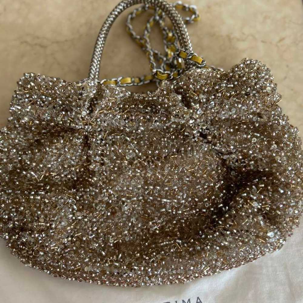 Anteprima Wire Glitter Bag Silver Gold - image 6