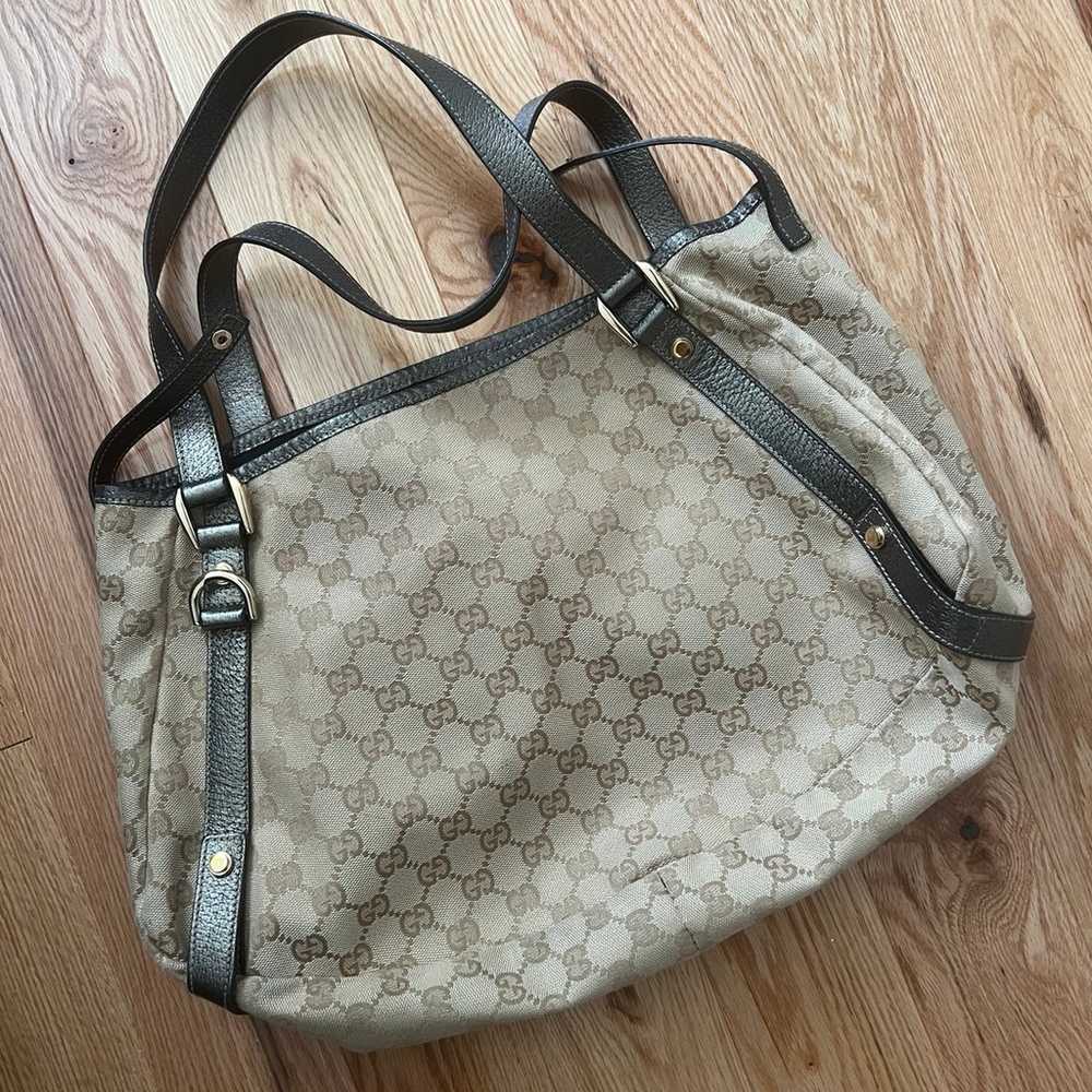 GUCCI Canvas Abbey Shoulder Bag - image 11