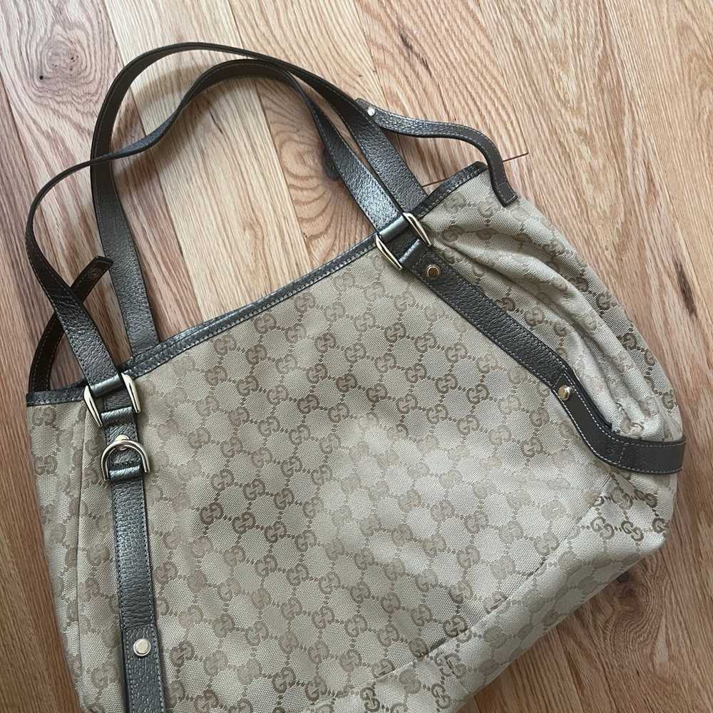 GUCCI Canvas Abbey Shoulder Bag - image 12