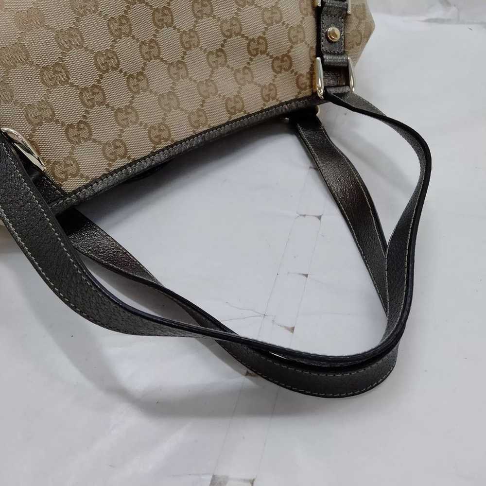 GUCCI Canvas Abbey Shoulder Bag - image 5