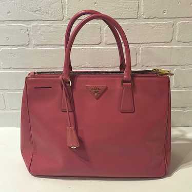 PRADA Saffiano Medium Galleria Double Zip Tote - P