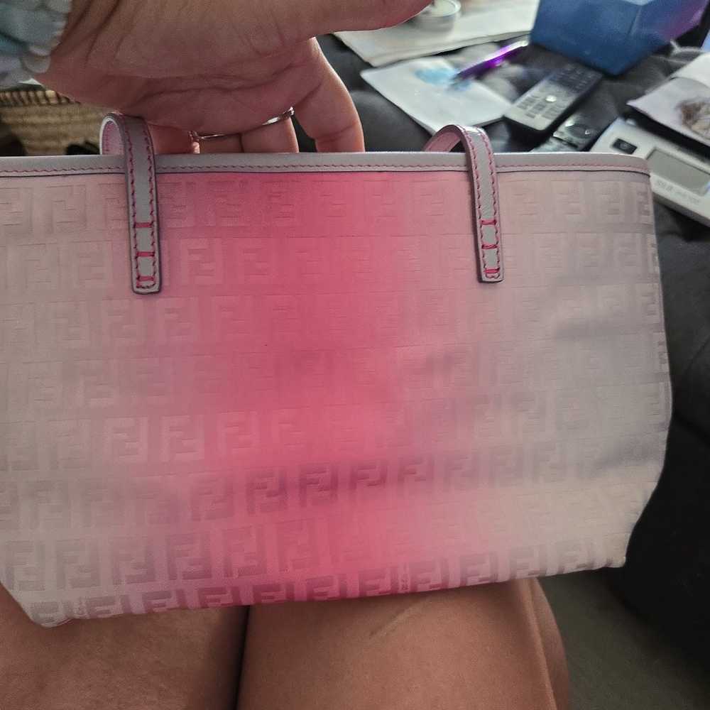 Fendi Ombre Pink Mini Tote Bag - image 3