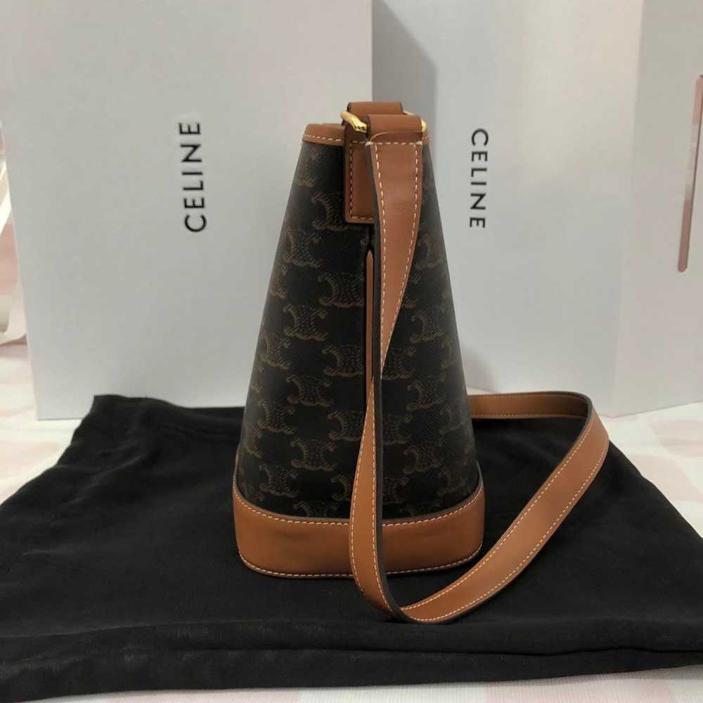 CELINE Small Bucket Trionphe Canvas - image 2