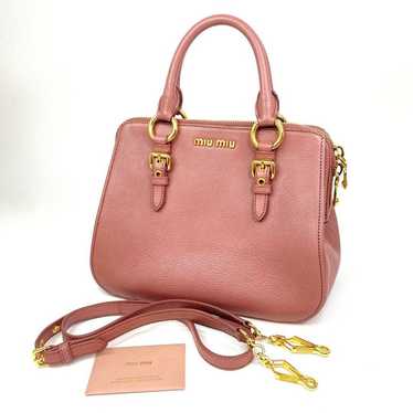 Miu Miu Madras 2way Shoulder Bag Handbag