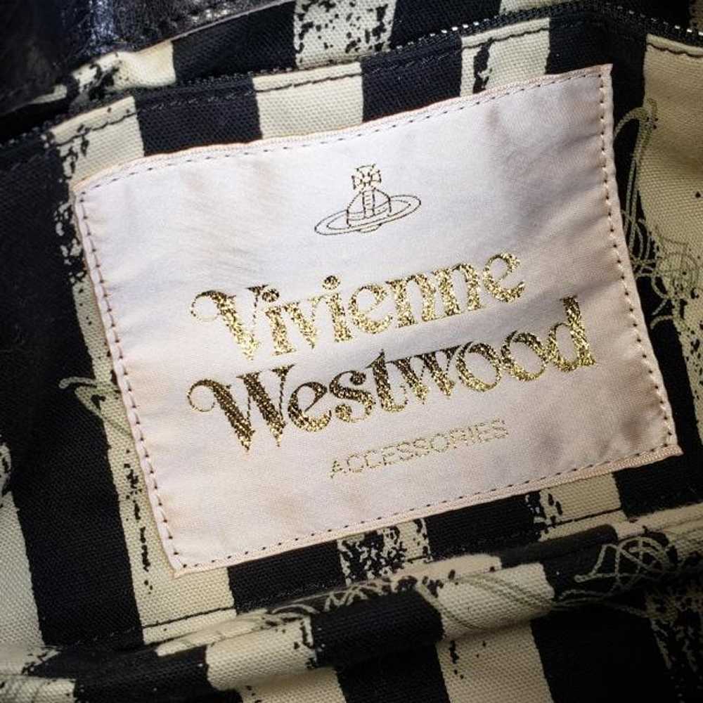 Vivienne Westwood ☆ Orb Stitch Design Leather Han… - image 8