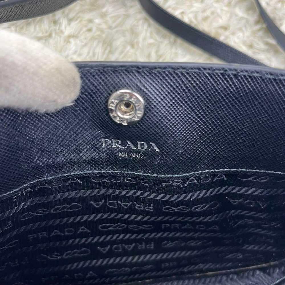 【Excellent Condition】PRADA Saffiano Leather Shoul… - image 9