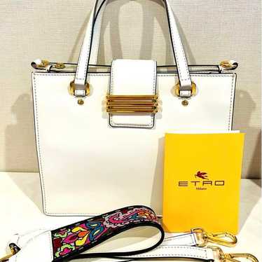 【ETRO】Etro Rainbow Bag White (Including Shipping)