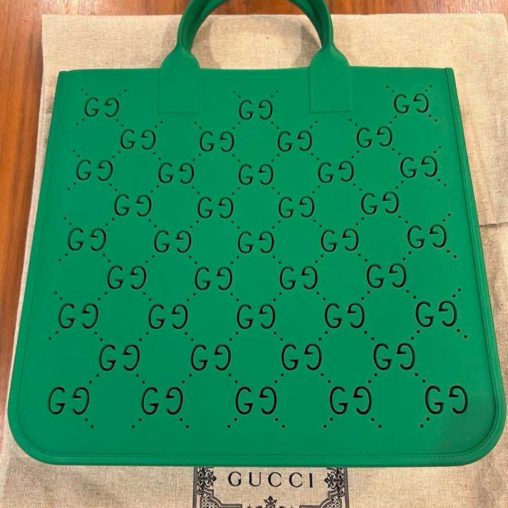 GUCCI Children's GG Tote Bag Green - image 1