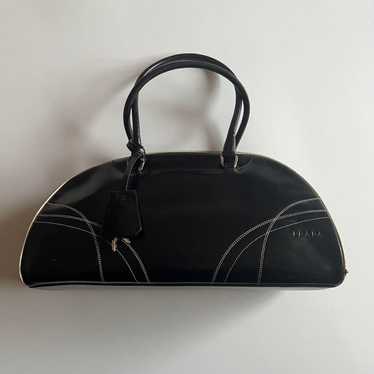 FW2000 PRADA LEATHER HAND BAG