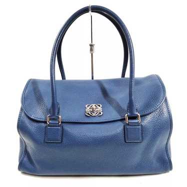 LOEWE Hand Bag  Blue Leather 1921817