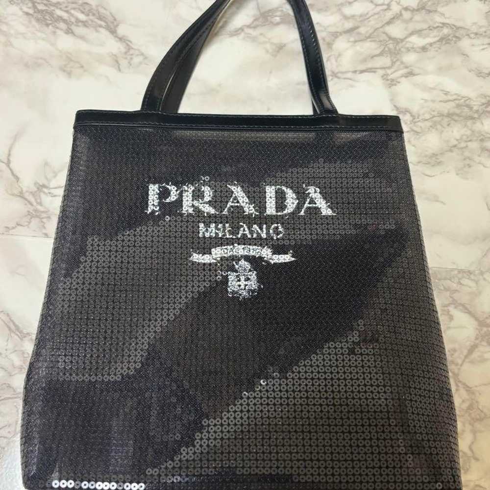 Prada sequin bag with pouch. - image 1