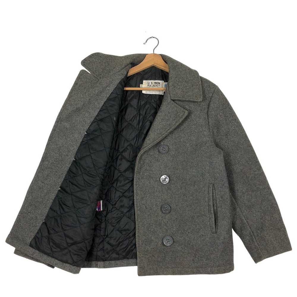 Schott × Vintage Vintage US.740N Pea Jacket Schot… - image 9