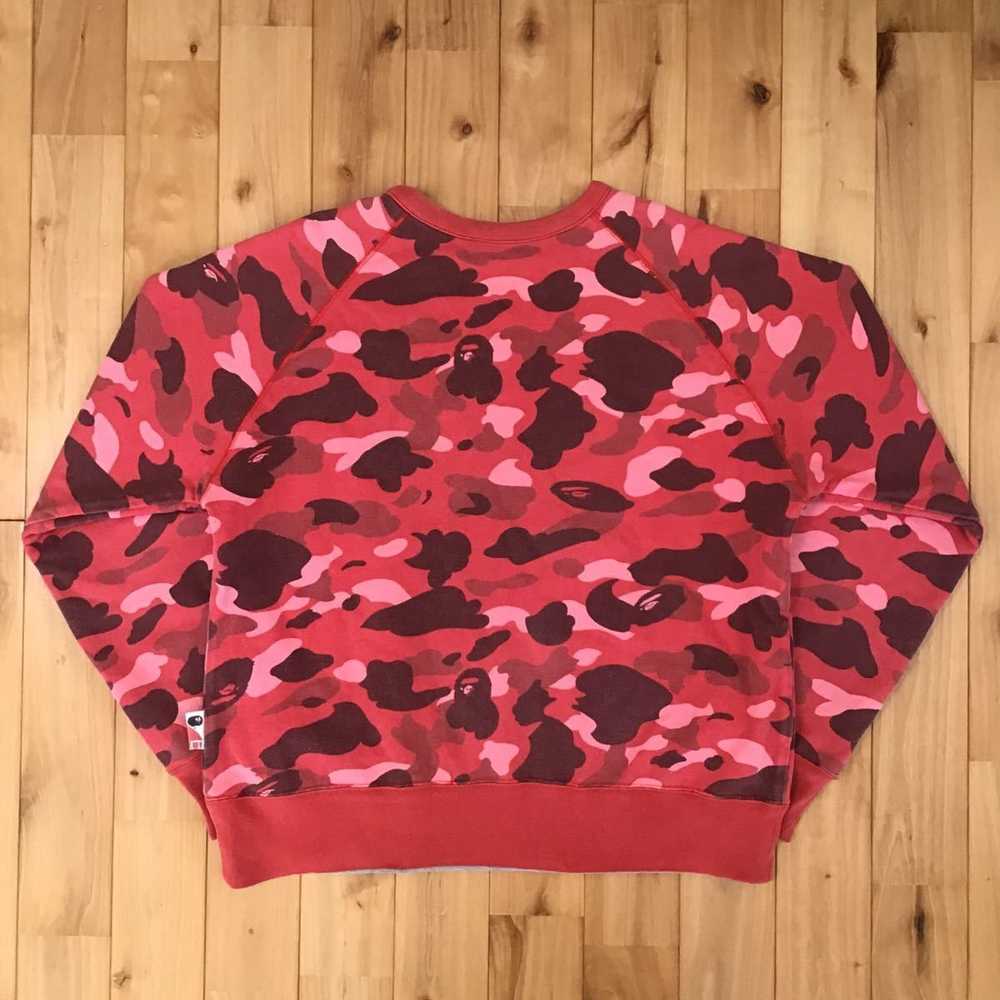 Bape 🔥Reversible🔥 BAPE sta sweat shirt red camo - image 4