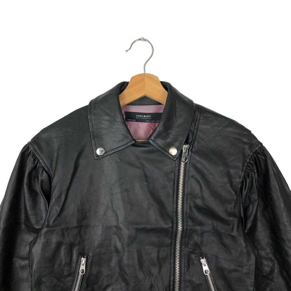 Japanese Brand × Leather Jacket VINTAGE SOFT LEAT… - image 2