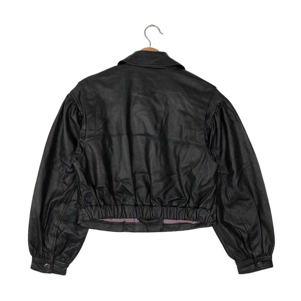 Japanese Brand × Leather Jacket VINTAGE SOFT LEAT… - image 7